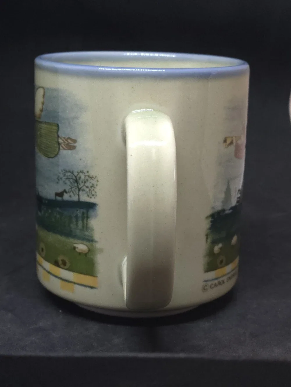 Vtg Otagiri Carol Endres Peace in the County Folk Art Design Japan
